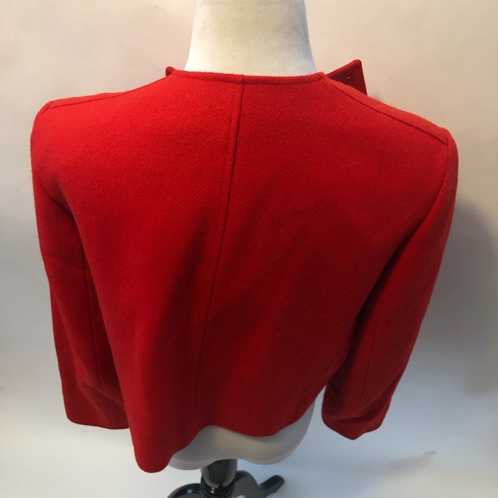 Pendleton Red Wool Jacket Size 12 - image 3